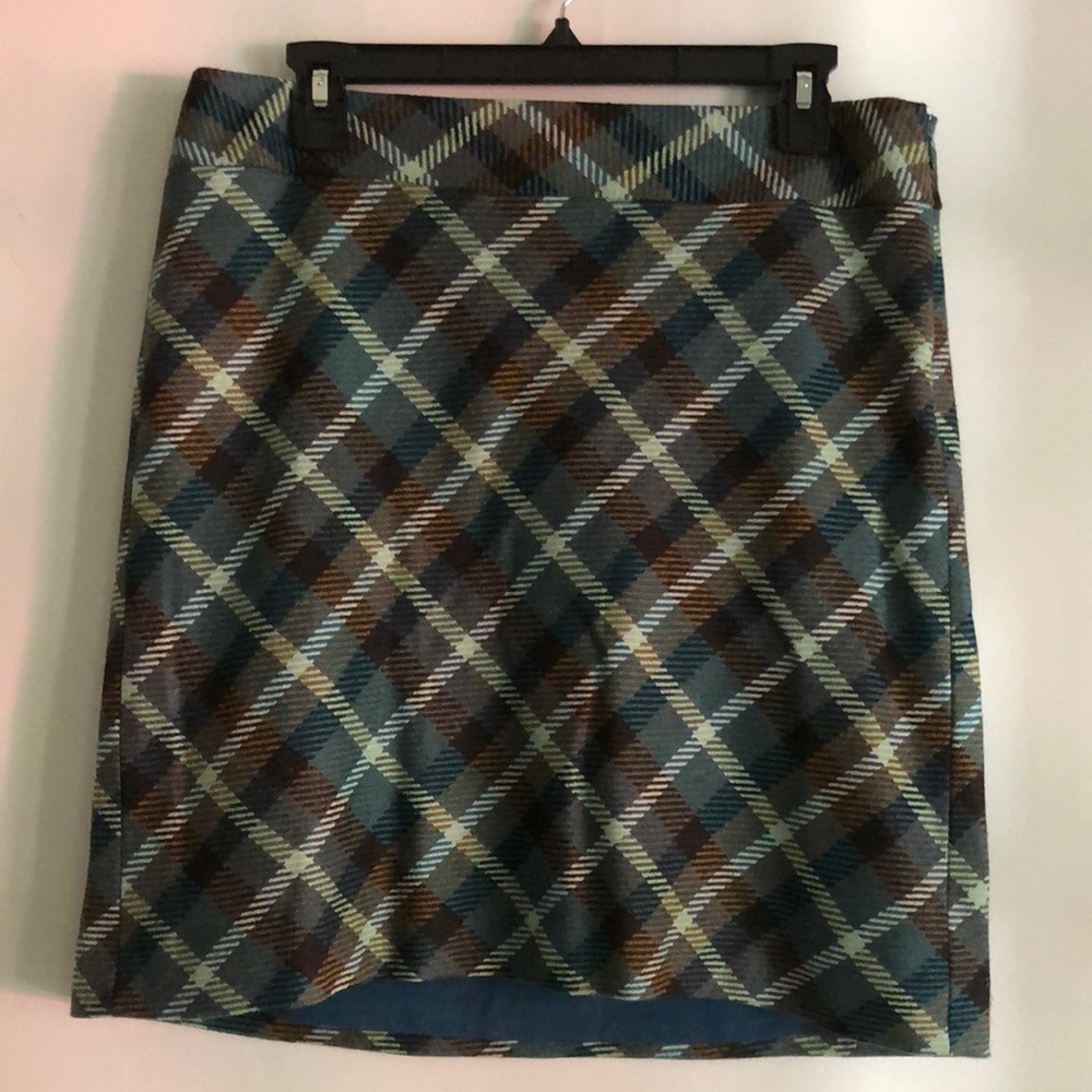Talbots’s teal plaid 10p